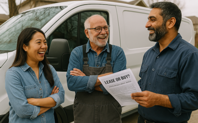 Lease or Buy Your Next Plumbing Van? A Tax-Smart Guide for BC Plumbers